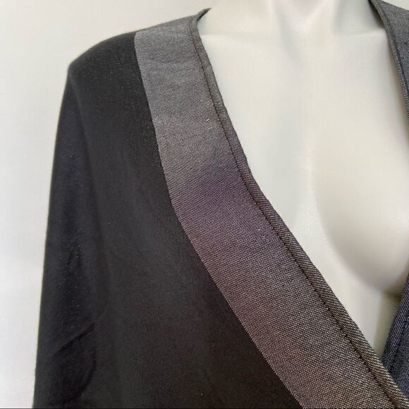 CK Metallic Knit Poncho Scarf Wrap - Picture 5 of 14